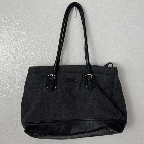 Tumi Handbags - Rare Find Tumi Wool Blend Large Shoulder Laptop Bag
